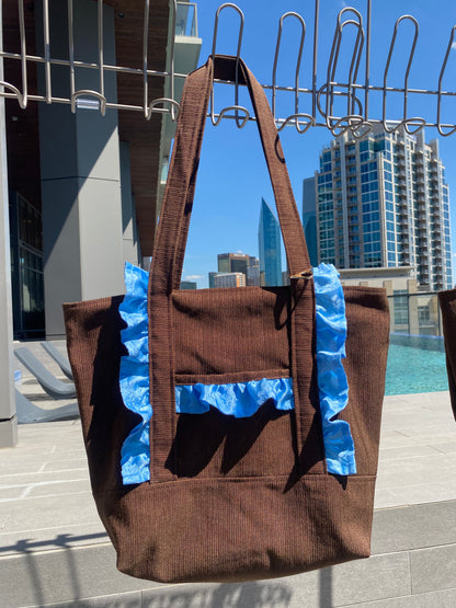 Ruffle Tote Bag